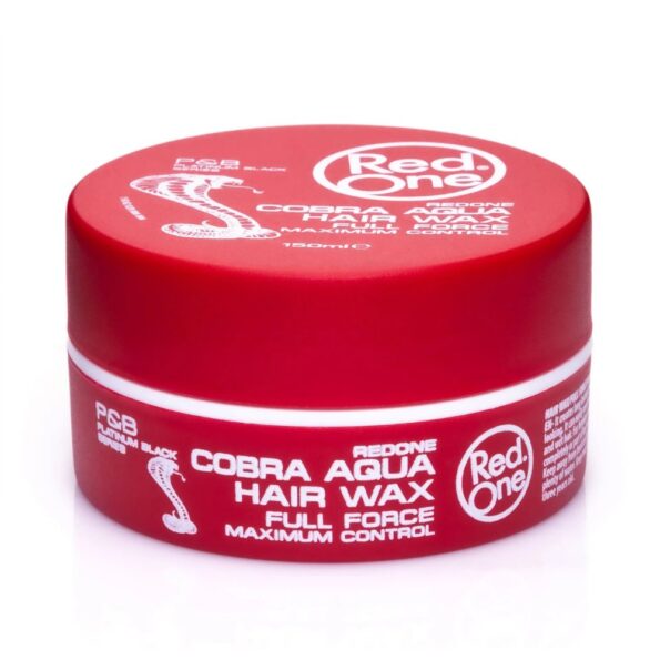 Red One Hair Styling Aqua Hair Gel Wax Cobra 150ml